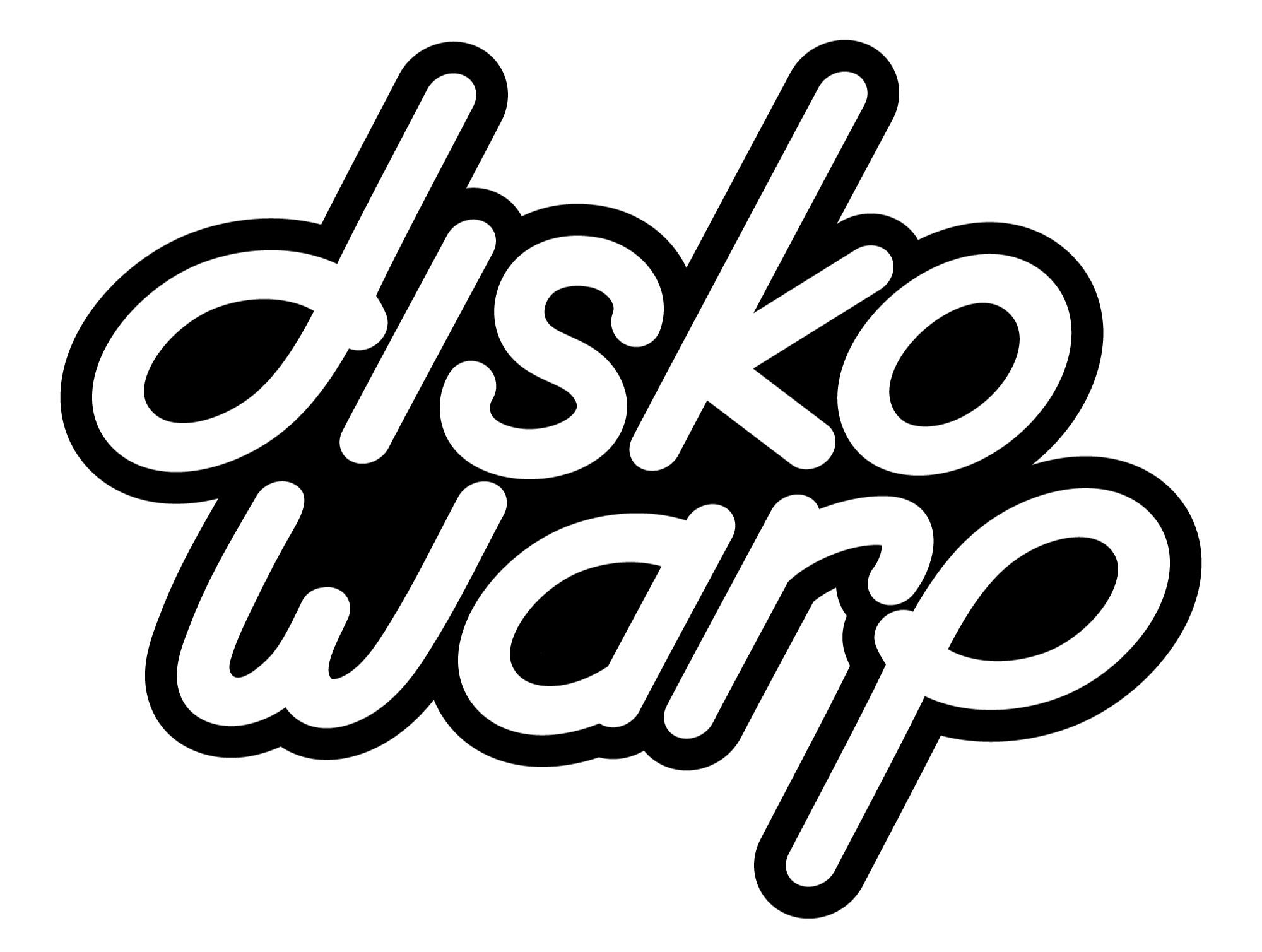 Disko Warp - Logo Stacked Version Disko Warp - Logo Stacked Version