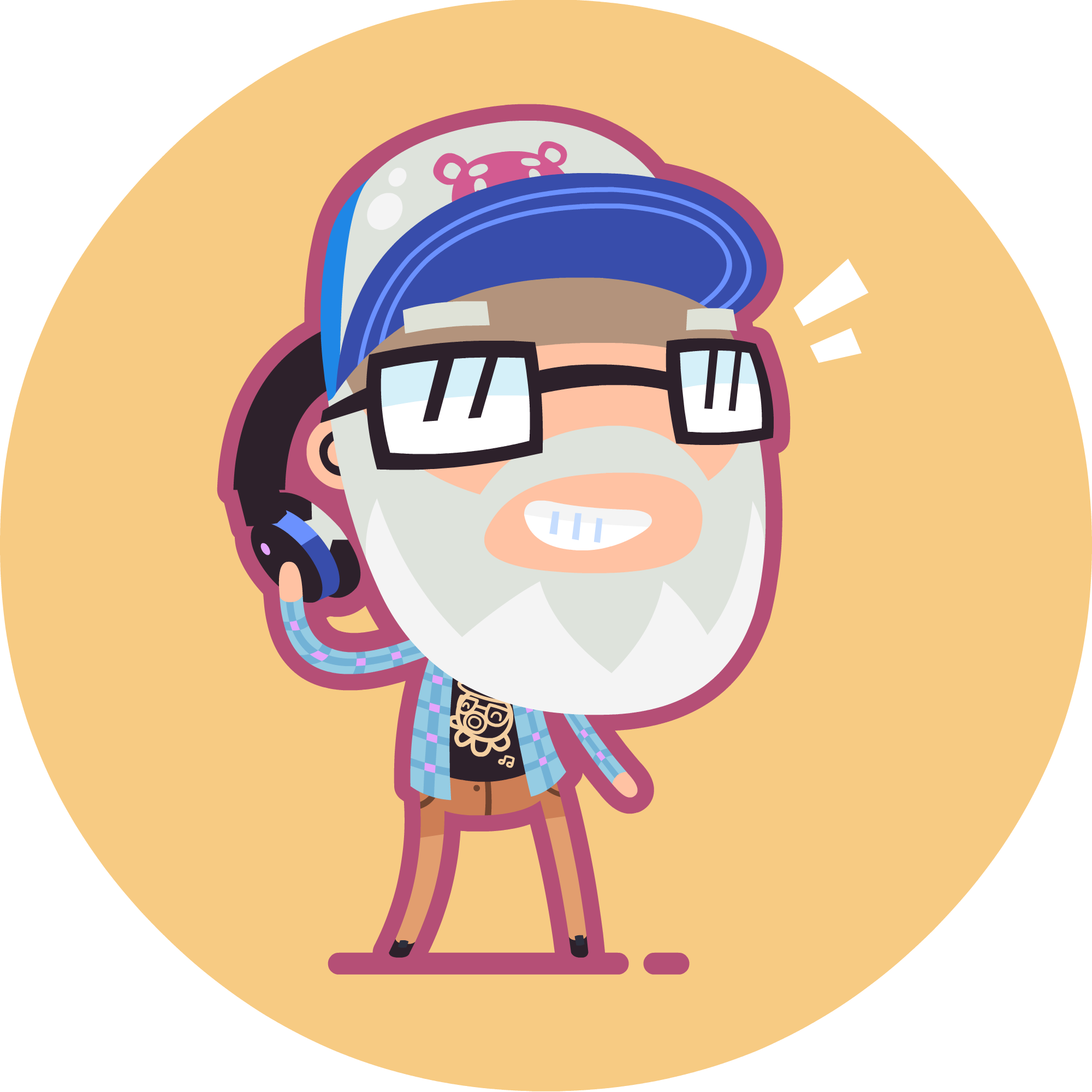 Disko Warp Avatar by Radio Gosha - Gold Disko Warp Avatar by Radio Gosha - Gold